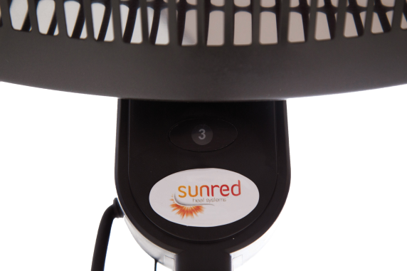 SUNRED | Heater | SMQ2000A, Elekra Quartz Standing | Infrared | 2000 W | Black | IP34