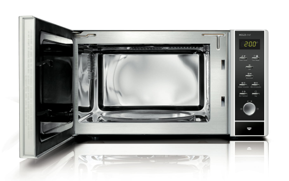 Caso | Microwave Oven with Grill and Convection | MCG 25 Chef | Free standing | 25 L | 900 W | Convection | Grill | Stainless steel / Black