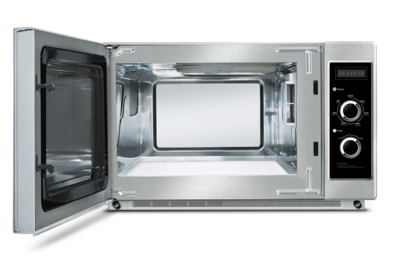 Caso | Ceramic Microwave Oven | C2100M | Free standing | 34 L | 2100 W | Stainless steel / Black