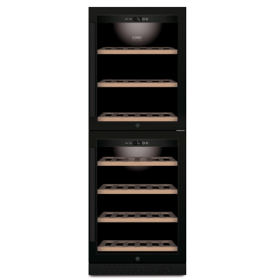 Caso | Wine Cooler | WineChef Pro 126-2D | Energy efficiency class G | Free standing | Bottles capacity 126 | Black