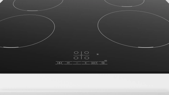 Bosch | Hob | PUE611BB5E | Induction | Number of burners / cooking zones 4 | Touch | Timer | Black