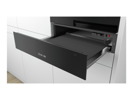 Bosch | Built-in Warming Drawer | BIC510NB0 | Electric | Does not apply | Mechanical control | Height 14 cm | Width 56 cm | Black