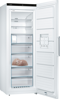 Bosch | Freezer | GSN58AWDP Serie 6 | Energy efficiency class D | Upright | Free standing | Height 191 cm | Total net capacity 366 L | No Frost system | White