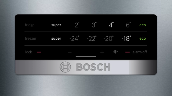 Bosch | Refrigerator | KGN49XLEA | Energy efficiency class E | Free standing | Combi | Height 203 cm | No Frost system | Fridge net capacity 330 L | Freezer net capacity 108 L | Display | 40 dB | Stainless steel