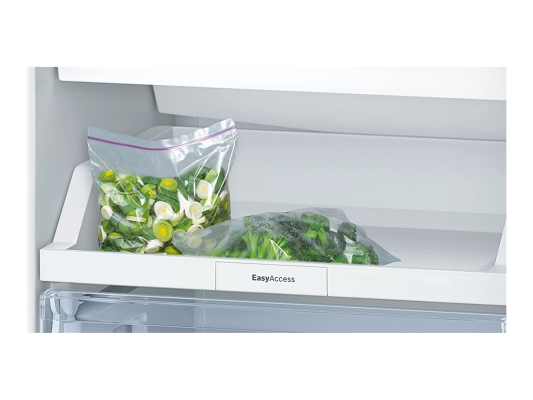 Bosch | Refrigerator | KGN36NLEA | Energy efficiency class E | Free standing | Combi | Height 186 cm | No Frost system | Fridge net capacity 216 L | Freezer net capacity 89 L | 42 dB | Stainless steel