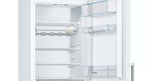 Bosch | Refrigerator | KGV366WEP | Energy efficiency class E | Free standing | Combi | Height 186 cm | Fridge net capacity 214 L | Freezer net capacity 94 L | 39 dB | White