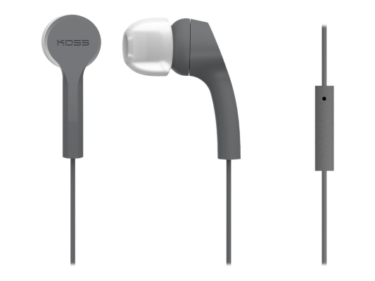 Koss | Headphones | KEB9iGRY | Wired | In-ear | Microphone | Gray