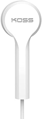 Koss | Headphones | KEB9iW | Wired | In-ear | Microphone | White