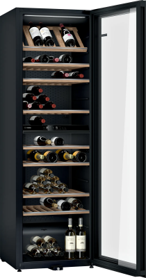 Bosch | Wine Cooler | KWK36ABGA | Energy efficiency class G | Free standing | Bottles capacity 199 | Black