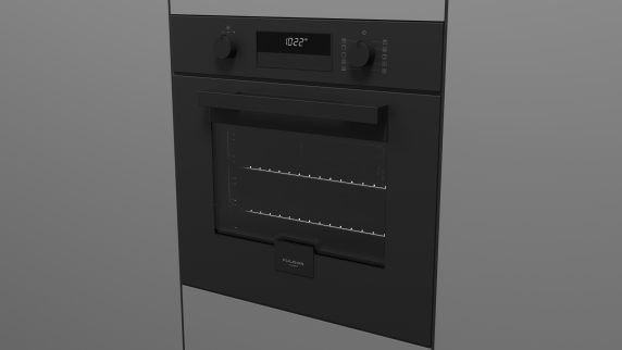 Fulgor | Oven | FUO 6011 P MT MBK Urbantech | 65 L | Multifunctional | Pyrolysis | Knobs | Height 59.6 cm | Width 59.4 cm | Matte Black