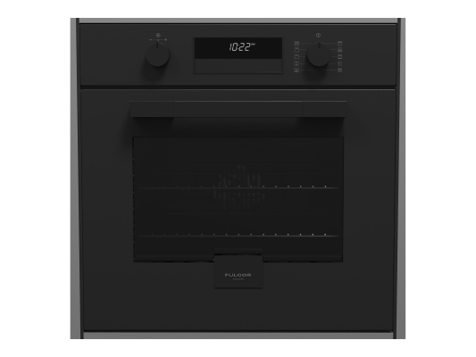 Fulgor | Oven | FUO 6011 P MT MBK Urbantech | 65 L | Multifunctional | Pyrolysis | Knobs | Height 59.6 cm | Width 59.4 cm | Matte Black