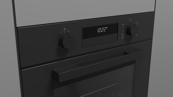 Fulgor | Oven | FUO 6011 P MT MBK Urbantech | 65 L | Multifunctional | Pyrolysis | Knobs | Height 59.6 cm | Width 59.4 cm | Matte Black