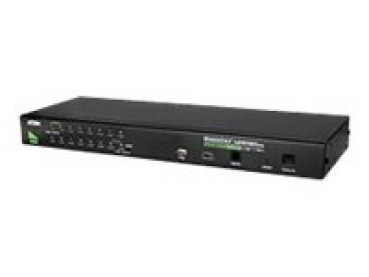 Aten | 16-Port PS / 2-USB VGA KVM Switch with Daisy-Chain Port and USB Peripheral Support | CS1716A