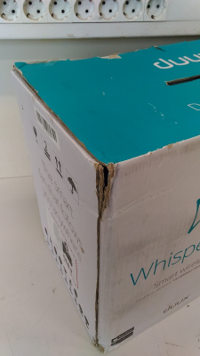 SALE OUT. Duux Whisper Flex Smart Fan with Battery Pack, Black | Duux | Smart Fan | Whisper Flex Smart Black with Battery Pack | Stand Fan | USED, DAMAGED PACKAGING, SMALL MARKS ON STAND, BATTERY NOT WORKING, CRACK ON BACK | Black | Diameter