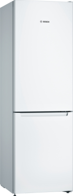 Bosch | Refrigerator | KGN36NWEA | Energy efficiency class E | Free standing | Combi | Height 186 cm | No Frost system | Fridge net capacity 216 L | Freezer net capacity 89 L | 42 dB | White