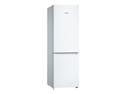 Bosch | Refrigerator | KGN36NWEA | Energy efficiency class E | Free standing | Combi | Height 186 cm | No Frost system | Fridge net capacity 216 L | Freezer net capacity 89 L | 42 dB | White