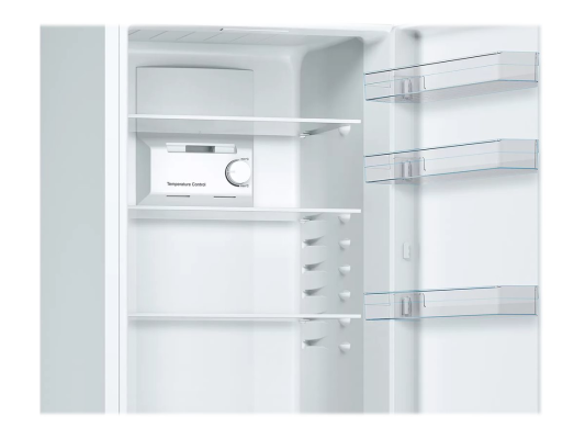 Bosch | Refrigerator | KGN36NWEA | Energy efficiency class E | Free standing | Combi | Height 186 cm | No Frost system | Fridge net capacity 216 L | Freezer net capacity 89 L | 42 dB | White
