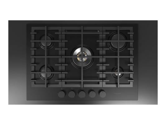 Fulgor FUH 7541 G DWK MBK Gas Hob URBANTECH 75, Matte Black | Fulgor