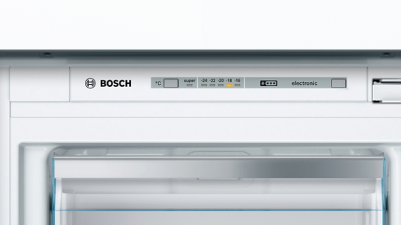 Bosch | Freezer | GIV11AFE0 | Energy efficiency class E | Upright | Built-in | Height 71.2 cm | Total net capacity 72 L | White