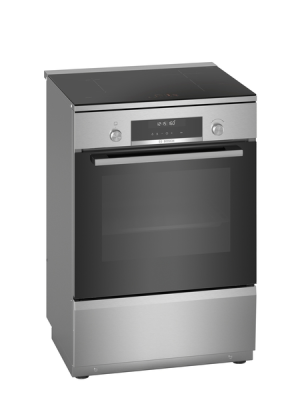 Bosch | Cooker | HLS79W351U Series 6 | Hob type Induction | Oven type Electric | Stainless Steel | Width 60 cm | Grilling | LCD | Depth 60 cm | 63 L