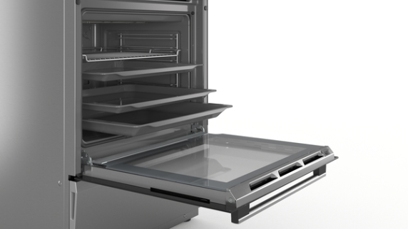 Bosch | Cooker | HLS79W351U Series 6 | Hob type Induction | Oven type Electric | Stainless Steel | Width 60 cm | Grilling | LCD | Depth 60 cm | 63 L