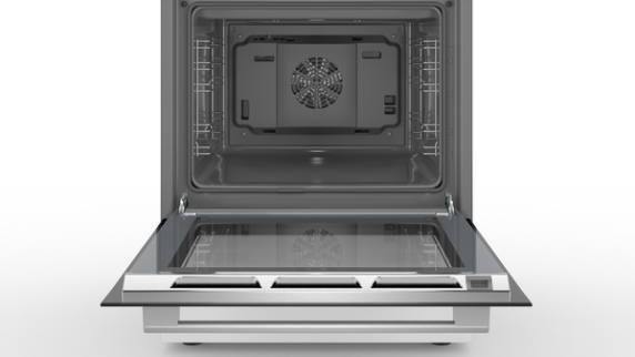 Bosch | Cooker | HLS79W321U Series 6 | Hob type Induction | Oven type Electric | White | Width 60 cm | Grilling | LCD | Depth 60 cm | 63 L