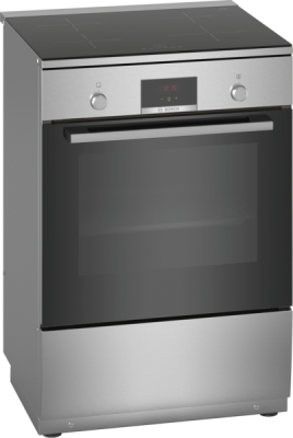 Bosch | Cooker | HLN39A050U Series 4 | Hob type Induction | Oven type Electric | Stainless Steel | Width 60 cm | Grilling | LED | Depth 60 cm | 66 L