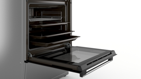 Bosch | Cooker | HLN39A050U Series 4 | Hob type Induction | Oven type Electric | Stainless Steel | Width 60 cm | Grilling | LED | Depth 60 cm | 66 L