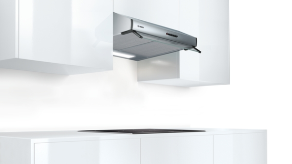 Bosch | Hood | DUL63CC50 Series 4 | Conventional | Energy efficiency class D | Width 60 cm | 350 m³ / h | Mechanical | LED | Stainless Steel