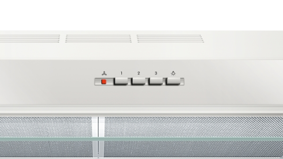 Bosch | Hood | DUL63CC20 Series 4 | Conventional | Energy efficiency class D | Width 60 cm | 350 m³ / h | Mechanical | LED | White