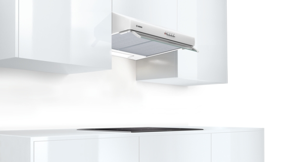 Bosch | Hood | DUL63CC20 Series 4 | Conventional | Energy efficiency class D | Width 60 cm | 350 m³ / h | Mechanical | LED | White