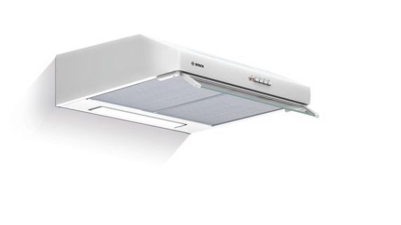 Bosch | Hood | DUL63CC20 Series 4 | Conventional | Energy efficiency class D | Width 60 cm | 350 m³ / h | Mechanical | LED | White