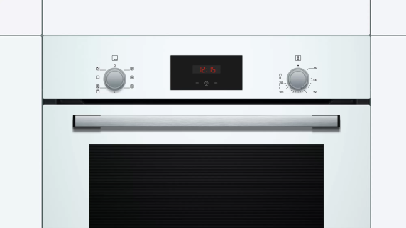 Bosch | Oven | HBF113BV1S | 66 L | Multifunctional | Manual | Mechanical control | Convection | Height 60 cm | Width 60 cm | White