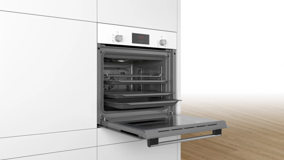 Bosch | Oven | HBF113BV1S | 66 L | Multifunctional | Manual | Mechanical control | Convection | Height 60 cm | Width 60 cm | White