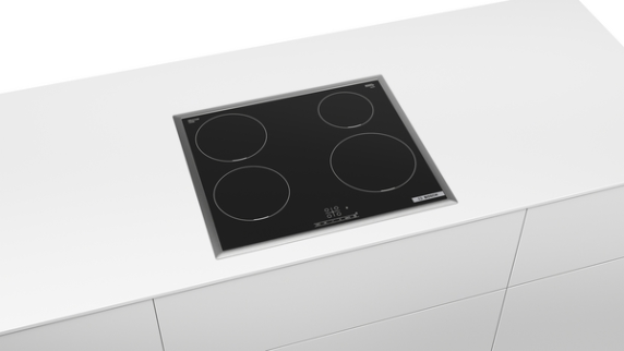 Bosch | Hob | PIE645BB5E Series 4 | Induction | Number of burners / cooking zones 4 | Touch | Timer | Black