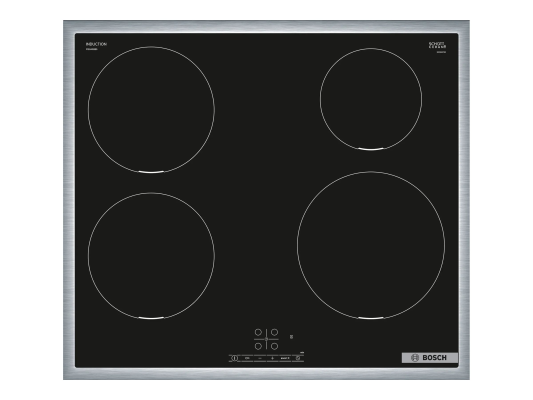 Bosch | Hob | PIE645BB5E Series 4 | Induction | Number of burners / cooking zones 4 | Touch | Timer | Black