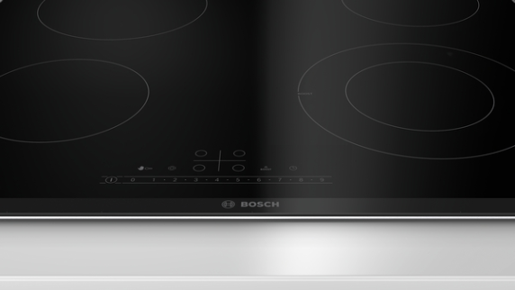 Bosch | Hob | PKF675FP2E Series 6 | Vitroceramic | Number of burners / cooking zones 4 | DirectSelect | Timer | Black