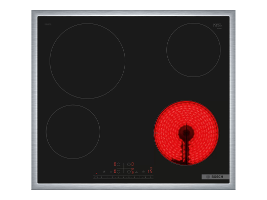 Bosch | Hob | PKE645FP2E Series 6 | Vitroceramic | Number of burners / cooking zones 4 | DirectSelect | Timer | Black