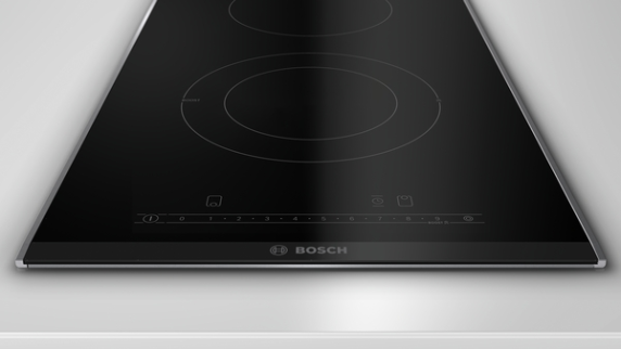 Bosch | Hob | PKF375FP2E Series 6 | Vitroceramic | Number of burners / cooking zones 2 | DirectSelect | Timer | Black