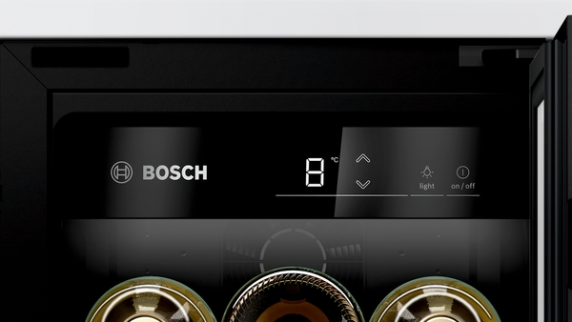Bosch | Wine Cooler | KUW20VHF0 Series 6, | Energy efficiency class F | Built-in | Bottles capacity 21 | Black