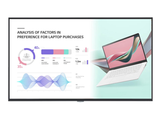 LG | 43UH5J-H | 43 " | Landscape / Portrait | 24 / 7 | WebOS | 500 cd / m² | 8 ms | 178 ° | 178 °