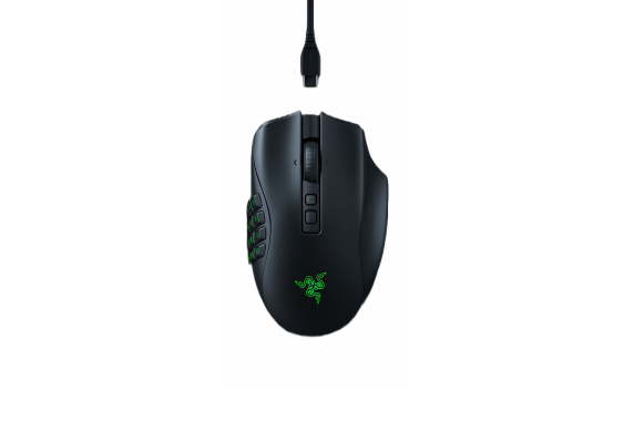 Razer | Naga V2 Pro | Gaming Mouse | Wireless | 2.4GHz, Bluetooth | Black | Yes