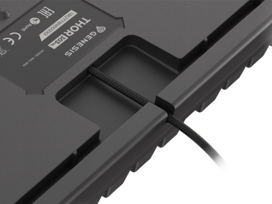 Genesis | THOR 303 TKL | Black | Mechanical Gaming Keyboard | Wired | RGB LED light | US | USB Type-A | 865 g | Replaceable "HOT SWAP" Switches