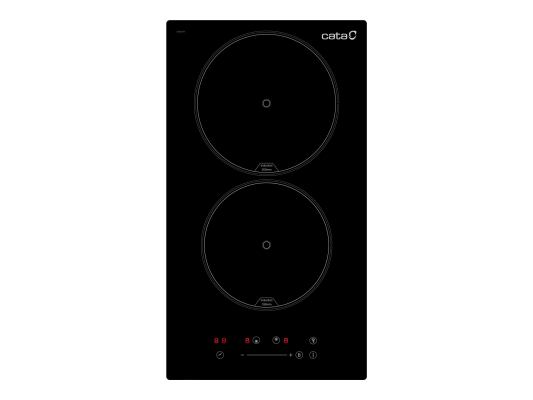 CATA | Hob | ISB 3102 BK | Induction | Number of burners / cooking zones 2 | Slider | Timer | Black