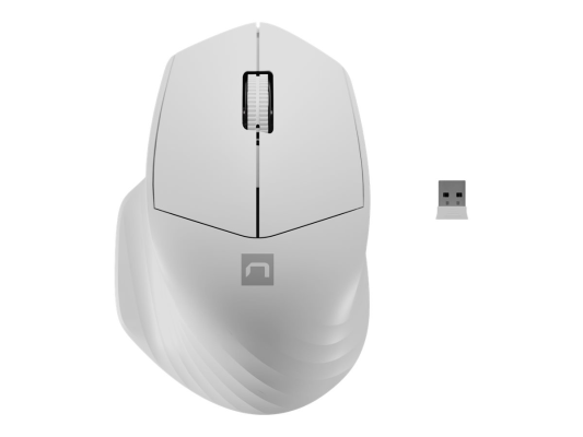 Natec | Mouse | Siskin 2 | Wireless | USB Type-A | White