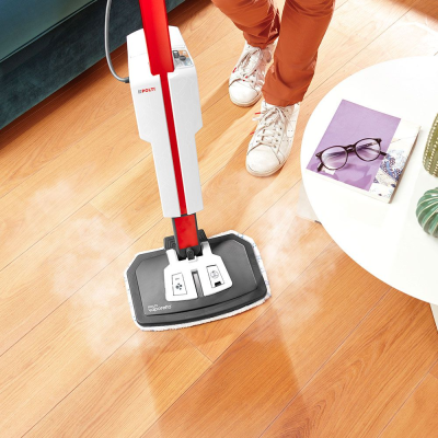 Polti | Steam mop with integrated portable cleaner | PTEU0306 Vaporetto SV650 Style 2-in-1 | Power 1500 W | Steam pressure Not Applicable bar | Water tank capacity 0.5 L | Red / White