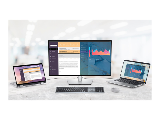 Dell | Keyboard | KB700 | Keyboard | Wireless | US | Titan Gray | 2.4 GHz, Bluetooth 5.0