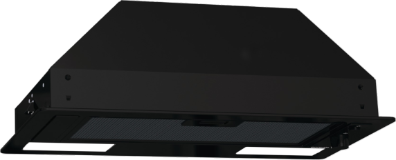 Gorenje | Hood | BHI681EB | Canopy | Energy efficiency class D | Width 58 cm | 370 m³ / h | Mechanical control | LED | Black