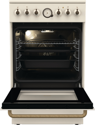 Gorenje | Cooker | GECS5B70CLI | Hob type Vitroceramic | Oven type Electric | Beige | Width 50 cm | Depth 59.4 cm | 70 L