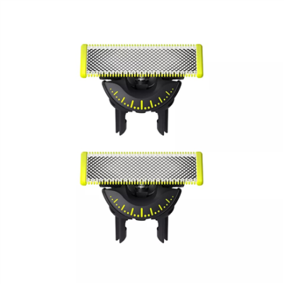 Philips | OneBlade Replacement blade, 2 pcs | QP420 / 50 | Black / Green